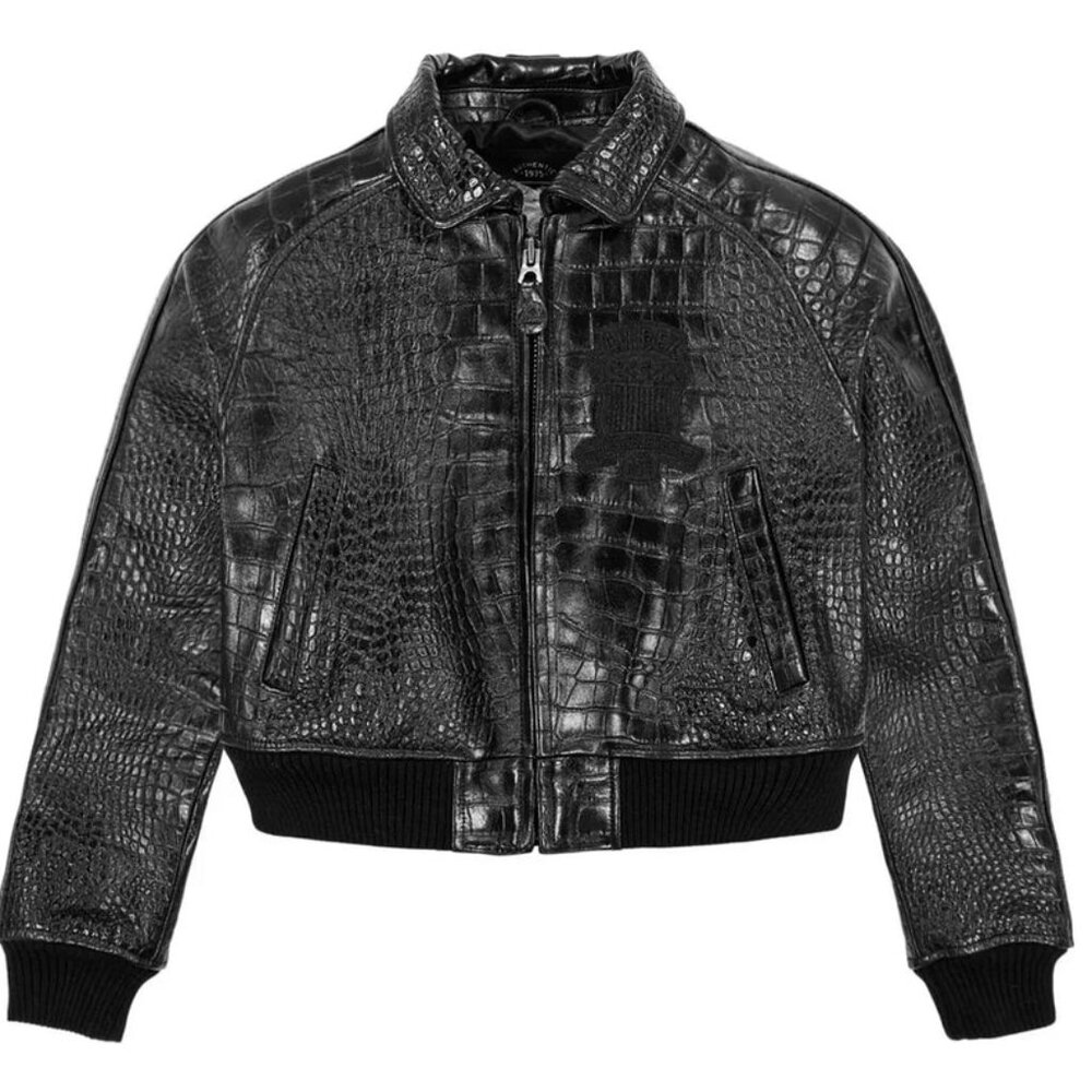 Urban Fever x Avirex Limited Edition Cropped Croc Icon Jacket